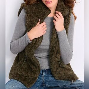 NEW!  Flange Fur Vest by Democracy